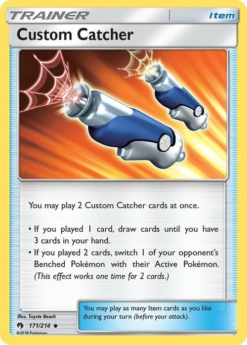 Custom Catcher Card Front