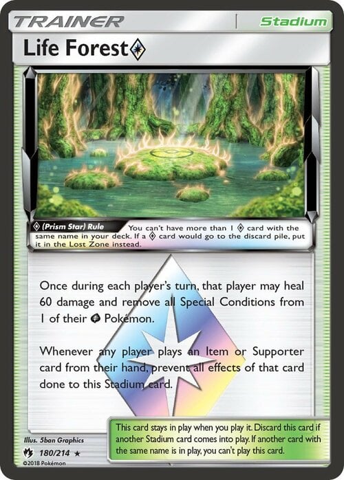 Life Forest Prism Star Card Front