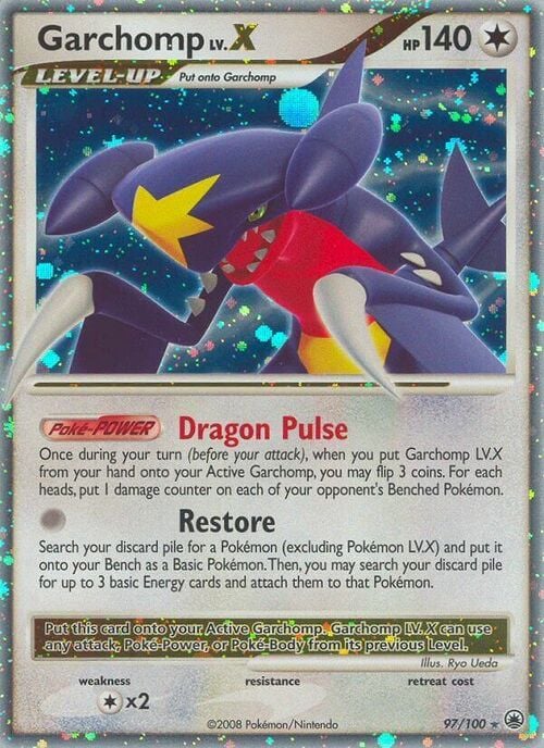 Garchomp LV.X Card Front