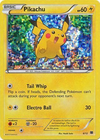 Pikachu [Tail Whip | Electro Ball] Frente