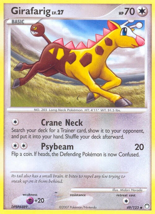Girafarig Card Front
