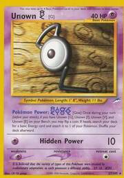 Unown [G] [Give | Hidden Power]