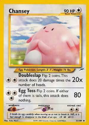 Chansey Card Front