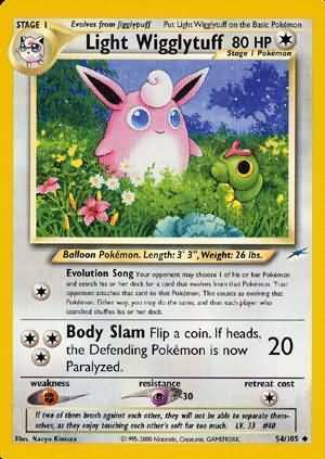 Light Wigglytuff Card Front