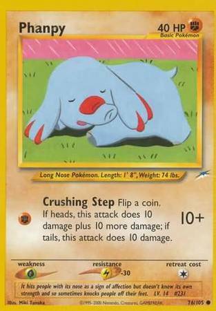 Phanpy [Crushing Step] Card Front