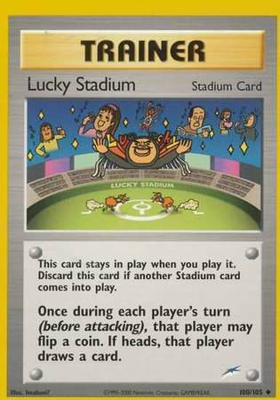 Lucky Stadium Card Front