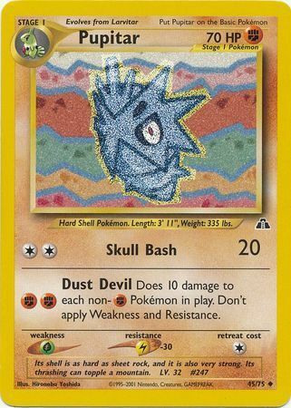 Pupitar [Skull Bash | Dust Devil] Card Front