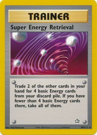 Super Energy Retrieval Card Front
