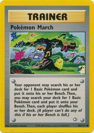 Pokémon March Card Front