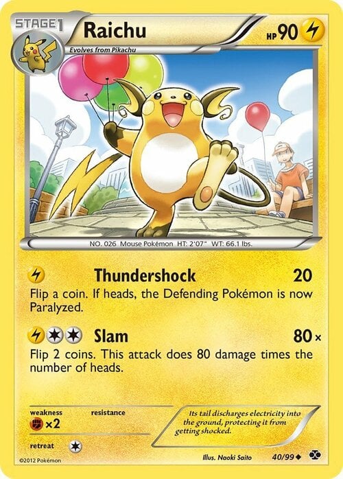 Raichu [Thundershock | Slam] Card Front