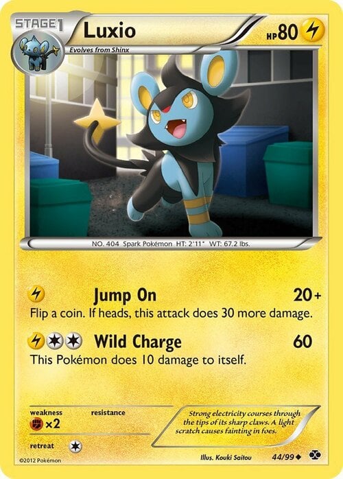 Luxio [Jump On | Wild Charge] Frente