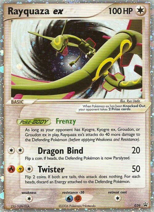 Rayquaza ex Card Front