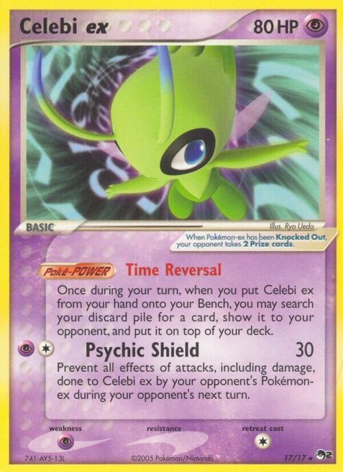 Celebi EX Card Front