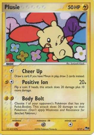 Plusle Card Front