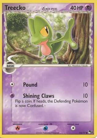 Treecko δ Card Front