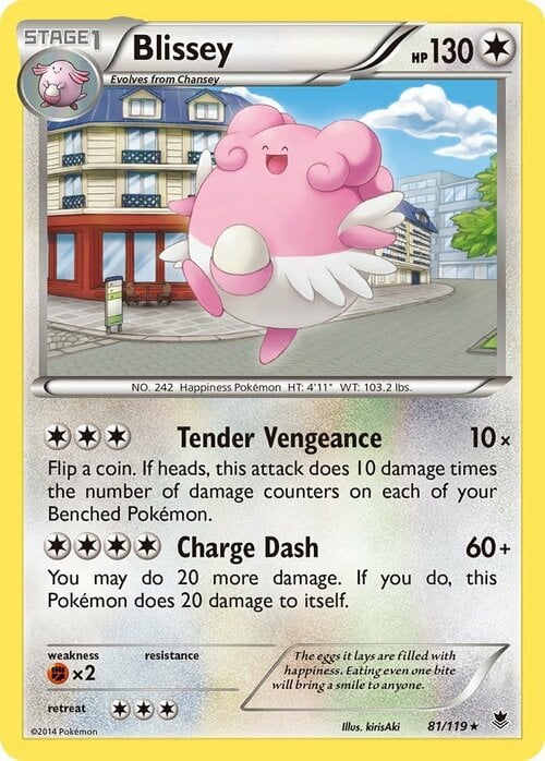 Blissey Card Front
