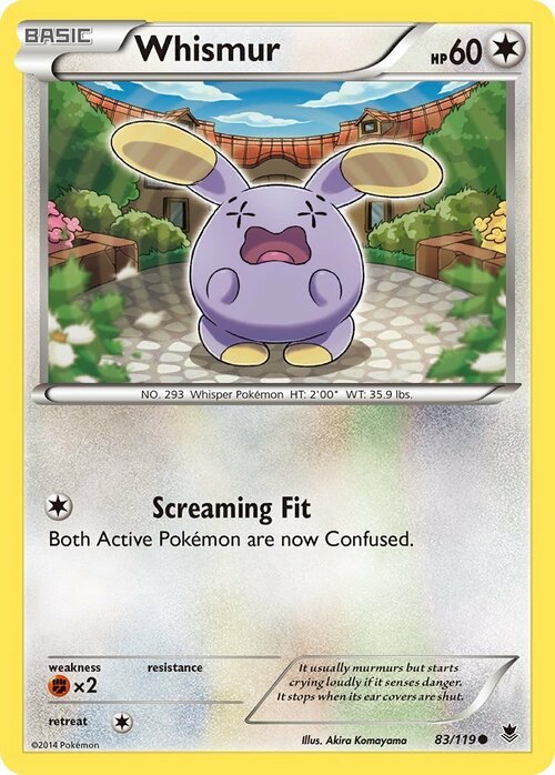 Whismur Card Front