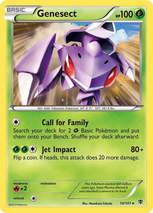 Genesect [Call for Family | Jet Impact] Frente