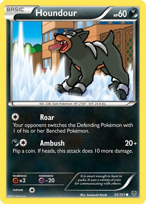 Houndour Card Front