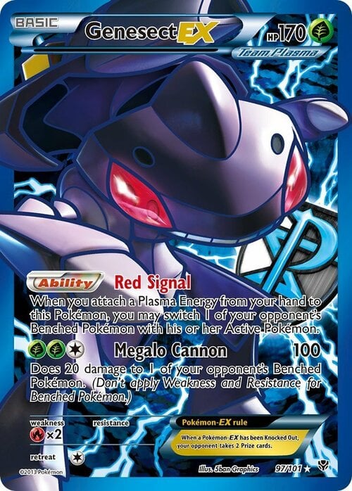 Genesect EX Card Front