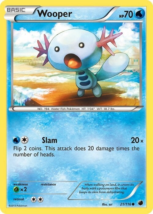 Wooper Card Front