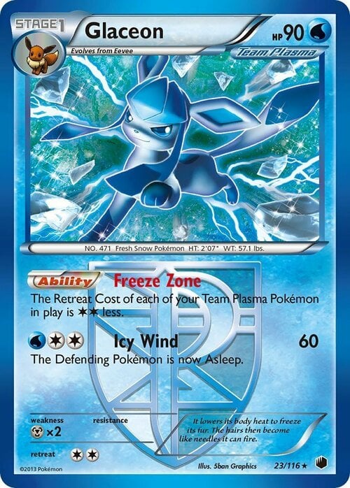 Glaceon [Icy Wind] Card Front