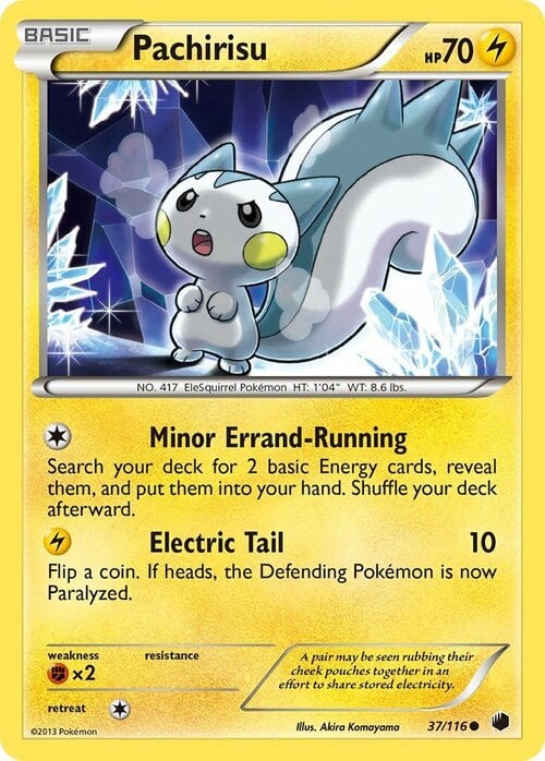 Pachirisu [Minor Errand-Running | Electric Tail] Card Front