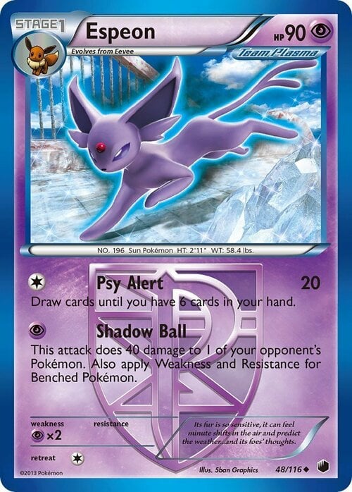 Espeon Card Front