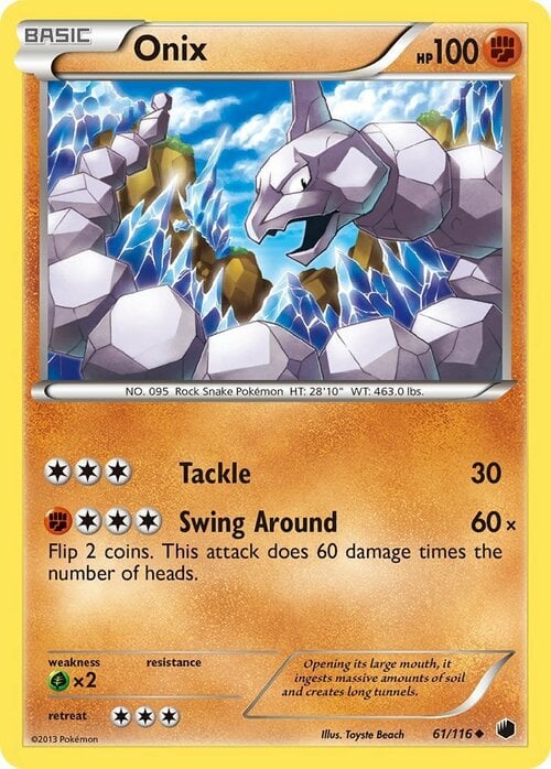 Onix [Tackle | Swing Around] Card Front