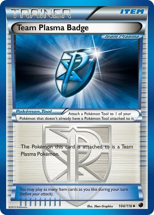 Team Plasma Badge Card Front