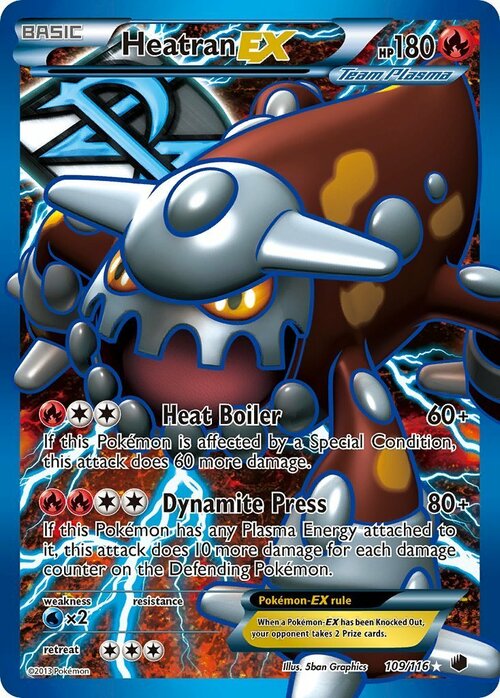 Heatran EX Card Front