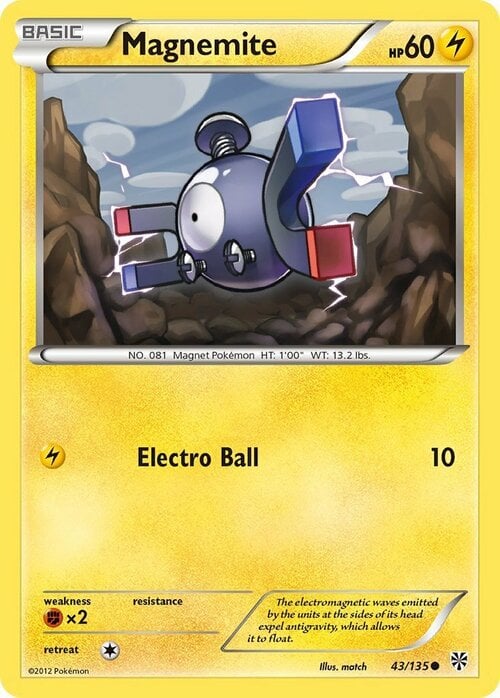 Magnemite Card Front