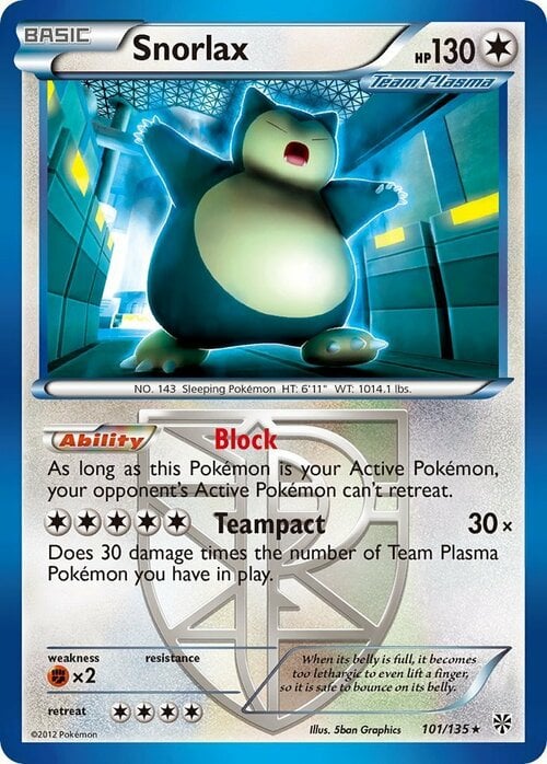 Snorlax Card Front