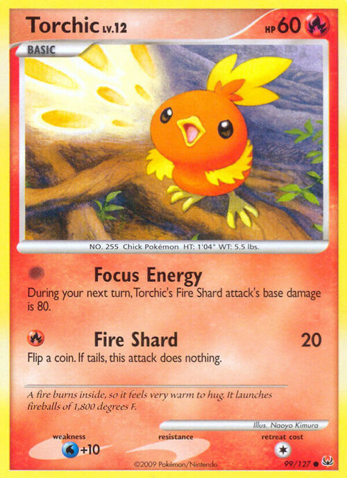 Torchic Lv.12 Card Front