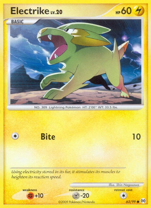 Electrike Lv.20 Card Front