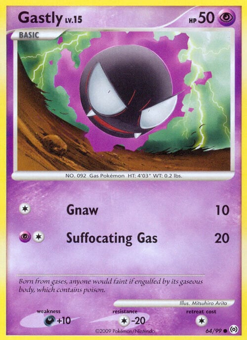 Gastly Lv.15 Card Front