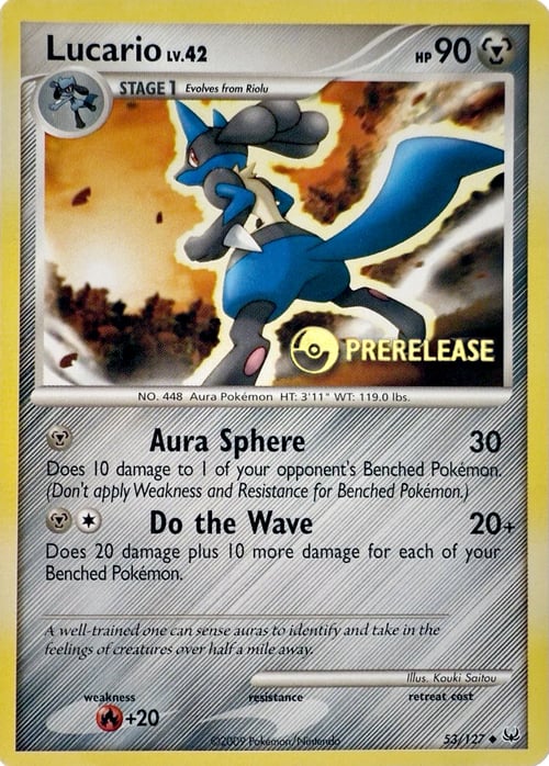 Lucario Card Front