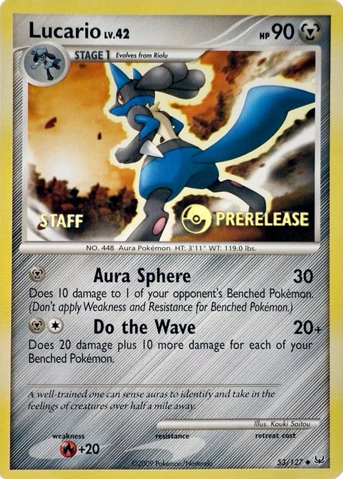 Lucario Lv.42 Card Front
