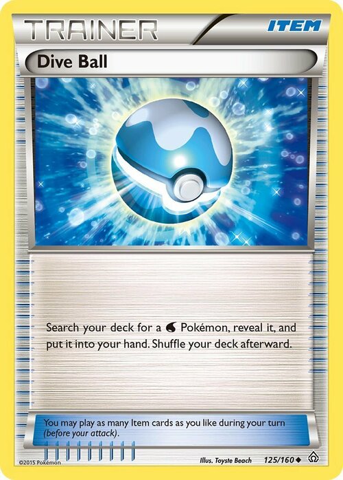 Dive Ball Card Front