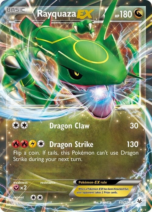 Rayquaza EX Frente