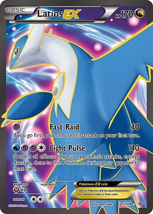 Latios EX Card Front