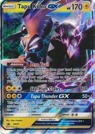 Tapu Koko-GX (135/145), Busca de Cards