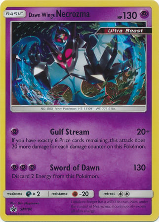 Dawn Wings Necrozma Card Front