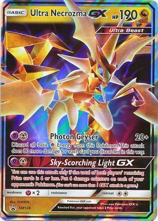 Ultra Necrozma GX - Forbidden Light Pokémon card 127/131