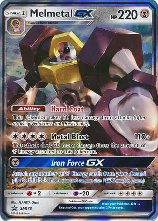 Melmetal GX [Hard Coat | Metal Blast | Iron Force GX] Card Front