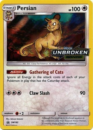 Persian [Claw Slash] Card Front