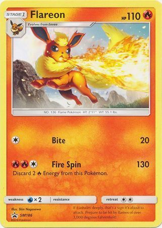 Flareon [Bite | Fire Spin] Frente