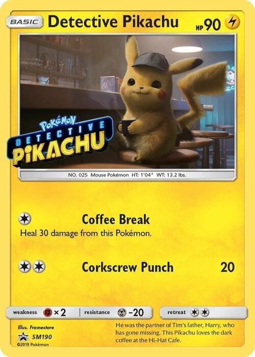 Detective Pikachu Card Front