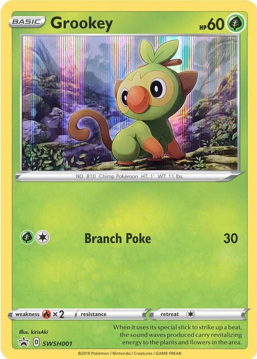 Grookey Card Front