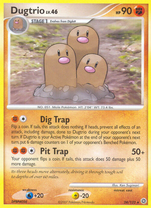 Dugtrio Lv.46 Card Front